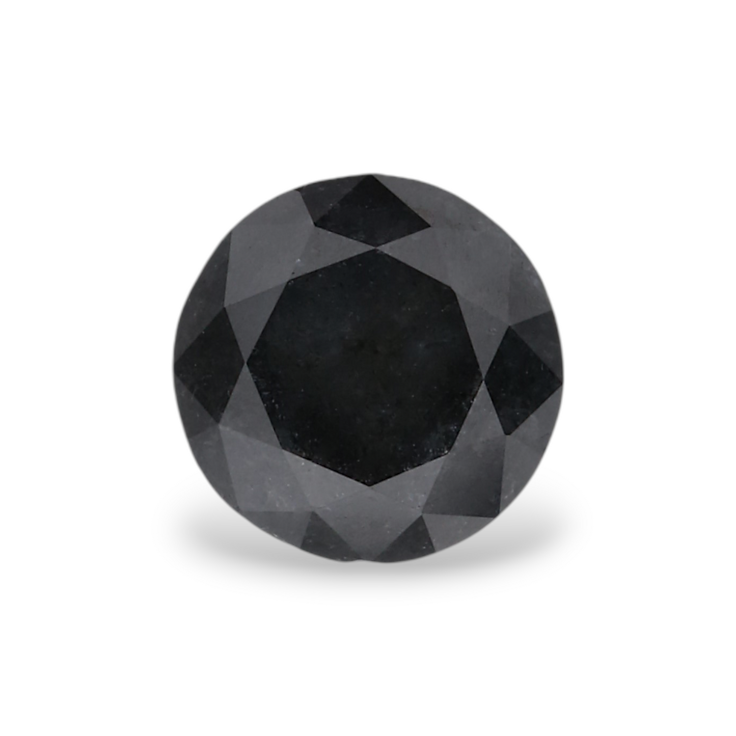GIA 0.86 Carat Natural Fancy Black Round Diamond SE-5633GN