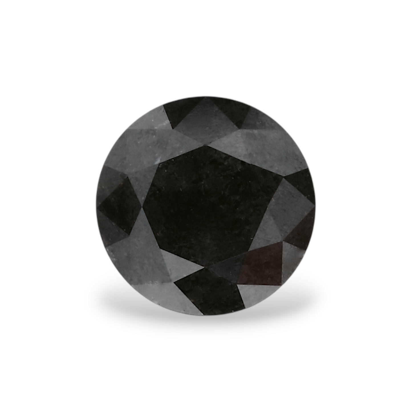 GIA 0.77 Carat Natural Fancy Black Round Diamond SE-5636GN