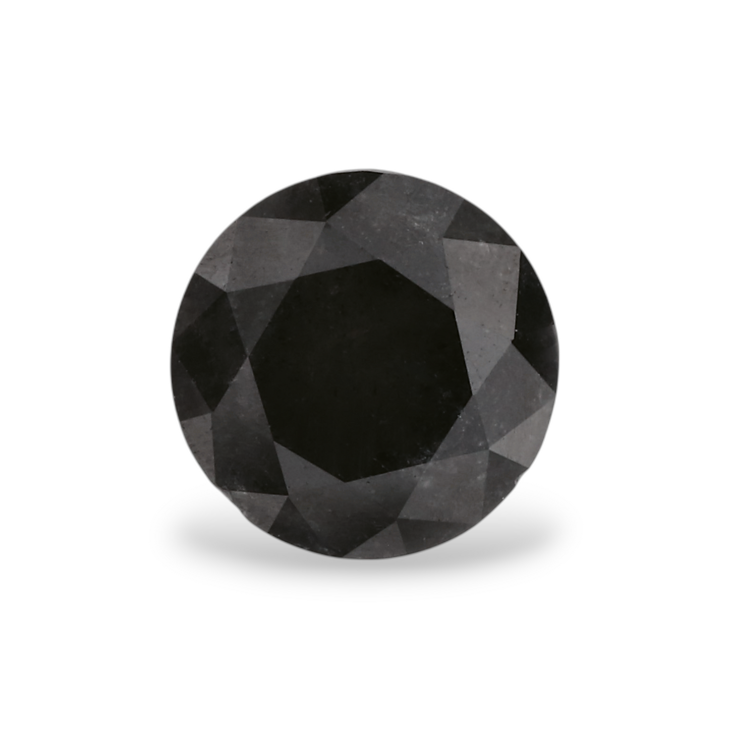GIA 0.82 Carat Natural Fancy Black Round Diamond SE-5637GN