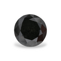 GIA 0.97 Carat Natural Fancy Black Round Diamond SE-5639GN