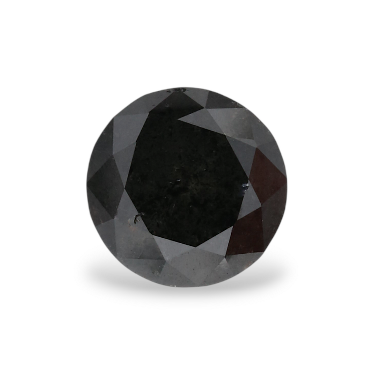 GIA 0.97 Carat Natural Fancy Black Round Diamond SE-5639GN