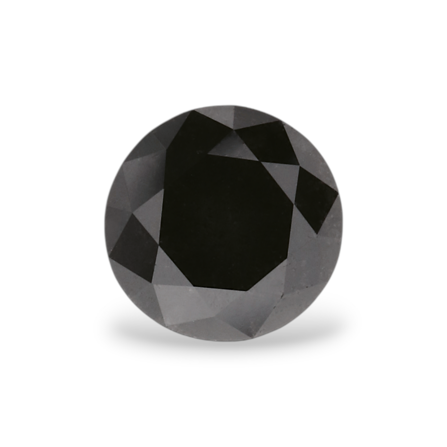 GIA 0.99 Carat Natural Fancy Black Round Diamond SE-5682GN