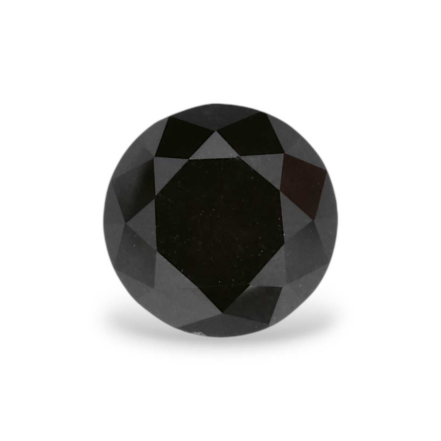 GIA 1.10 Carat Natural Fancy Black Round Diamond SE-5684GN