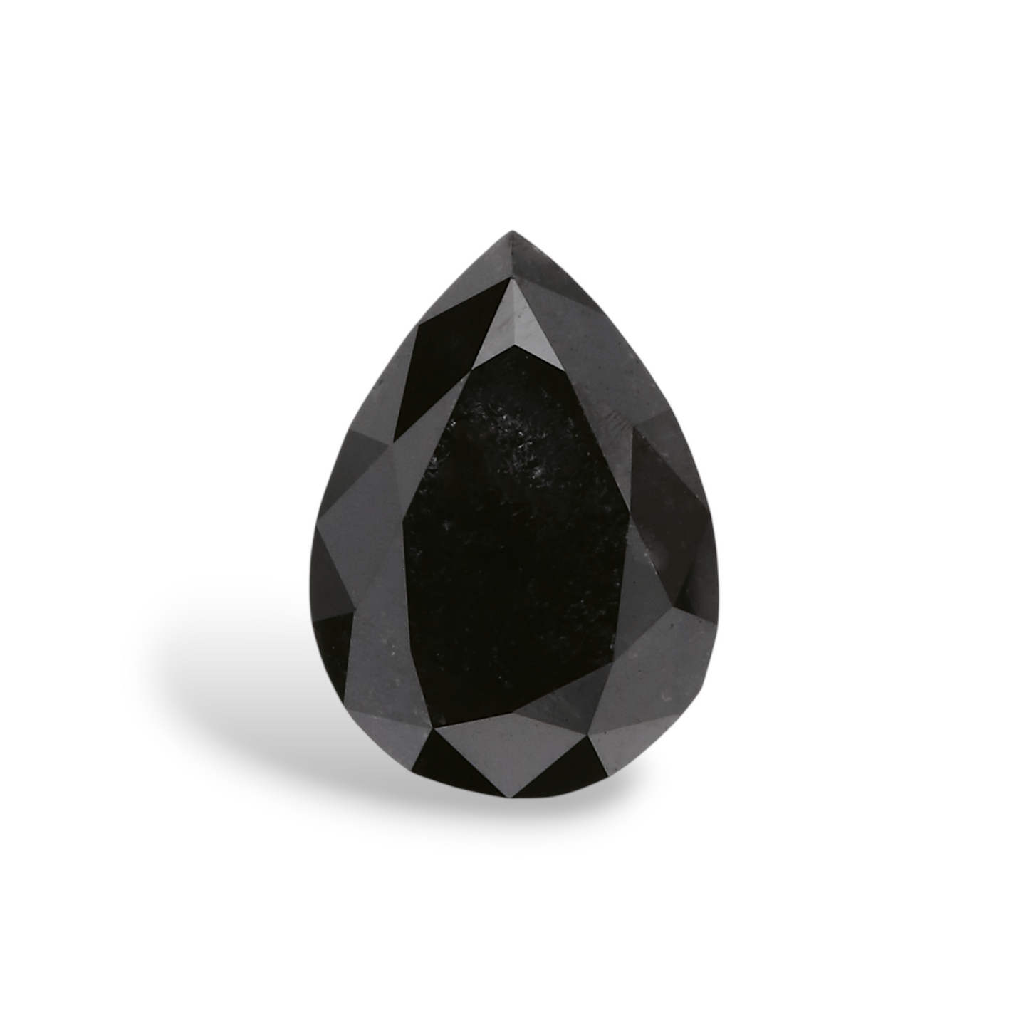 GIA 1.09 Carat Natural Fancy Black Pear Diamond SE-5689GN