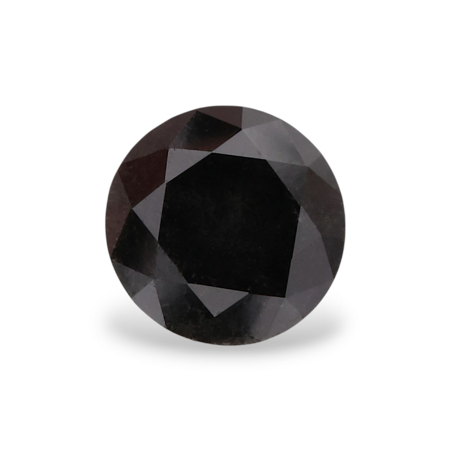 GIA 0.62 Carat Natural Fancy Black Round Diamond SE-5706GN