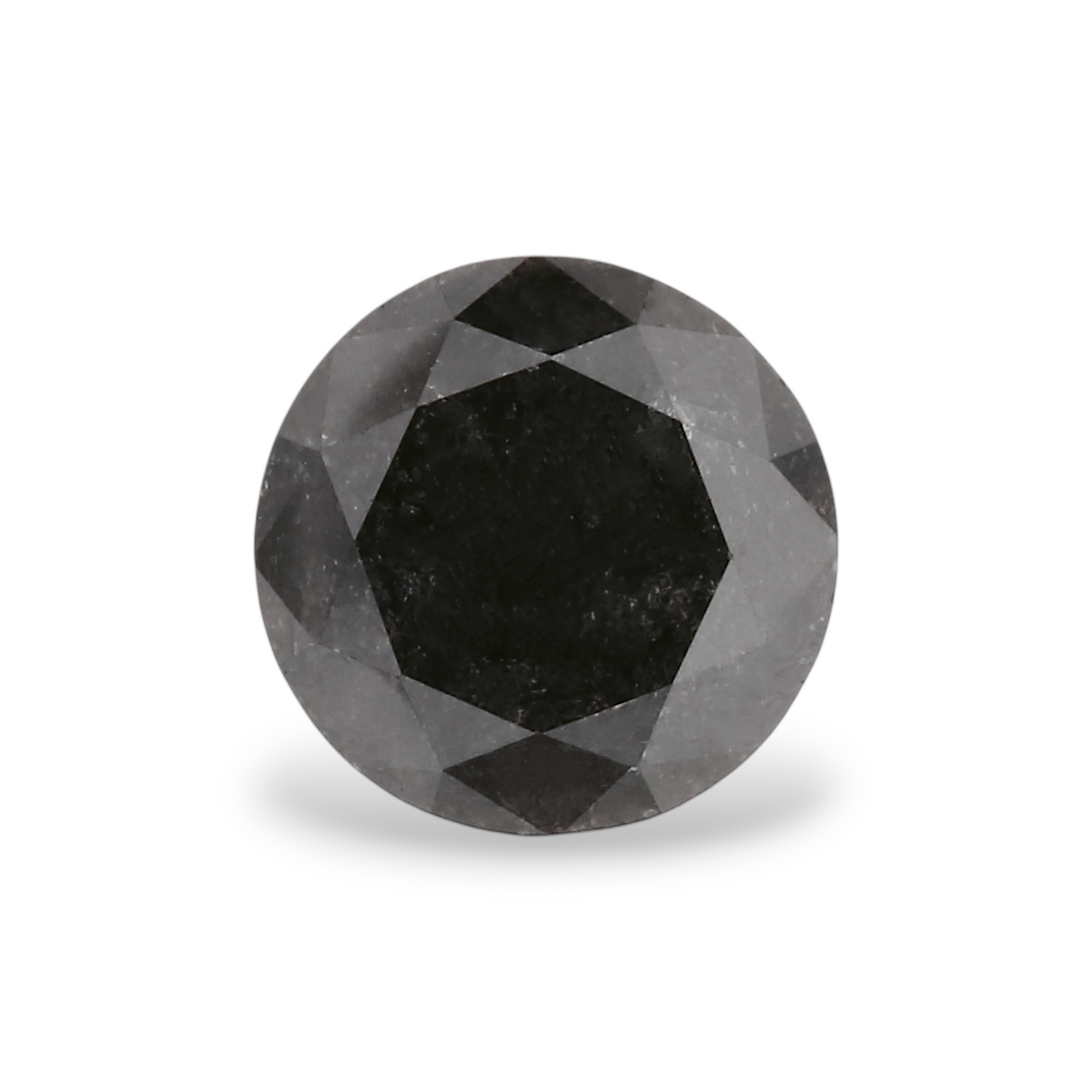 GIA 0.92 Carat Natural Fancy Black Round Diamond SE-5717GN
