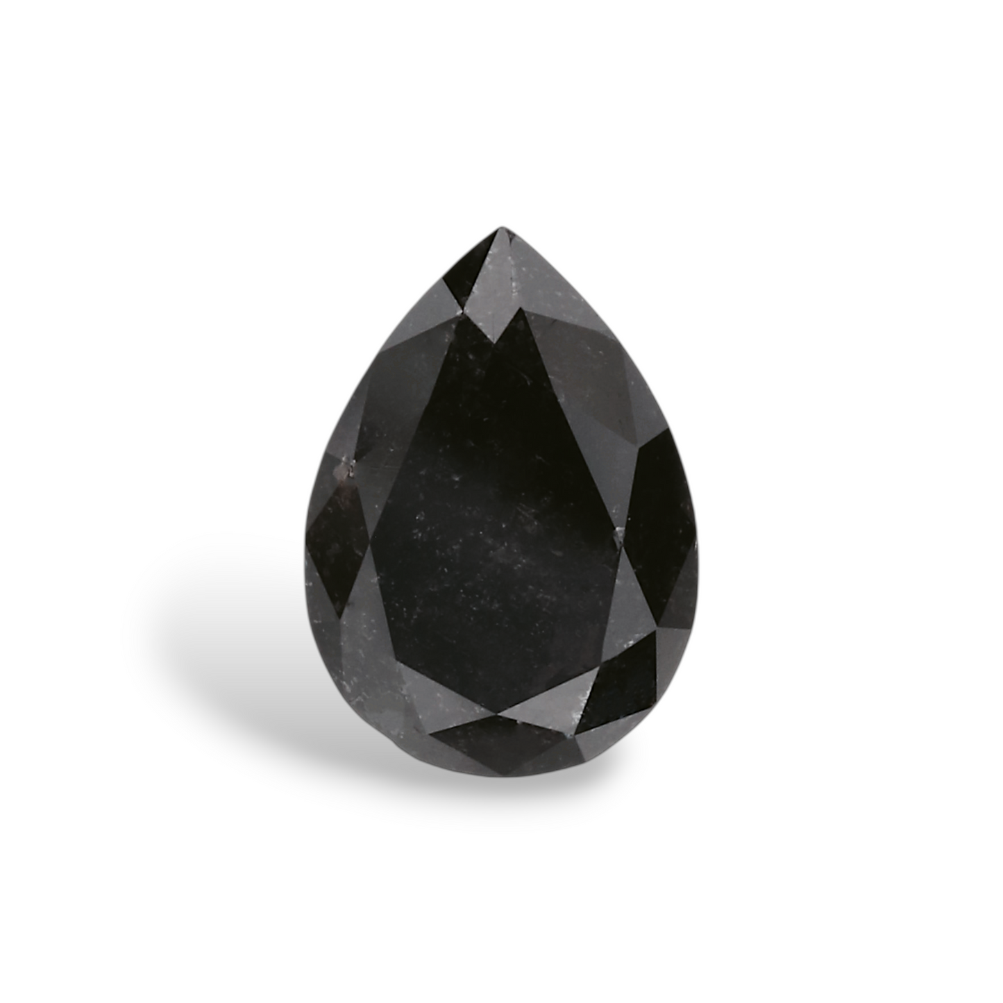 GIA 1.02 Carat Natural Fancy Black Pear Diamond SE-5725GN