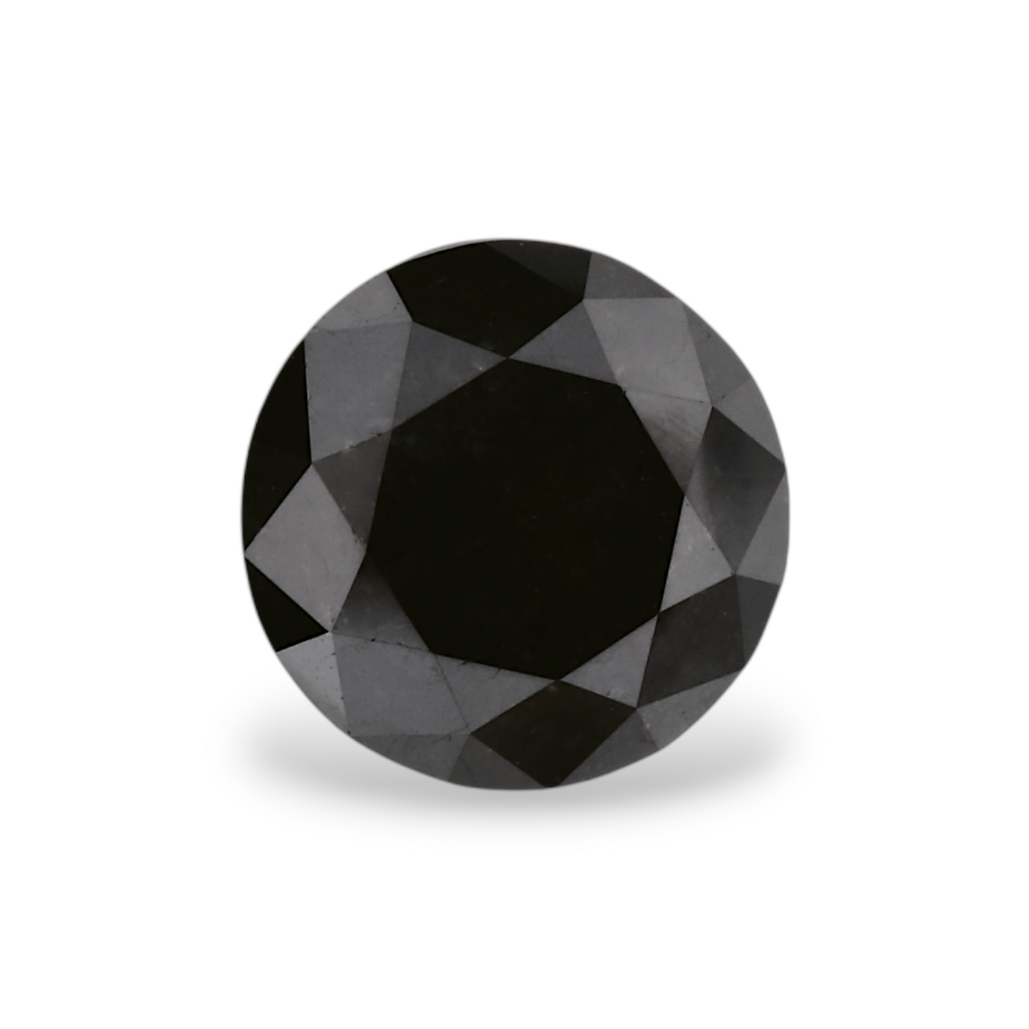 GIA 1.43 Carat Natural Fancy Black Round Diamond SE-5933GN