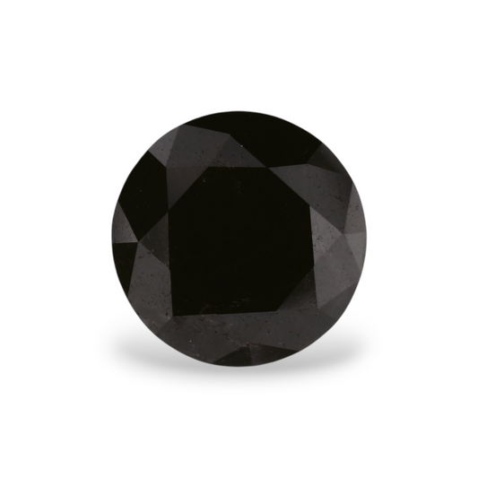 GIA 1.88 Carat Natural Fancy Black Round Diamond SE-5934GN