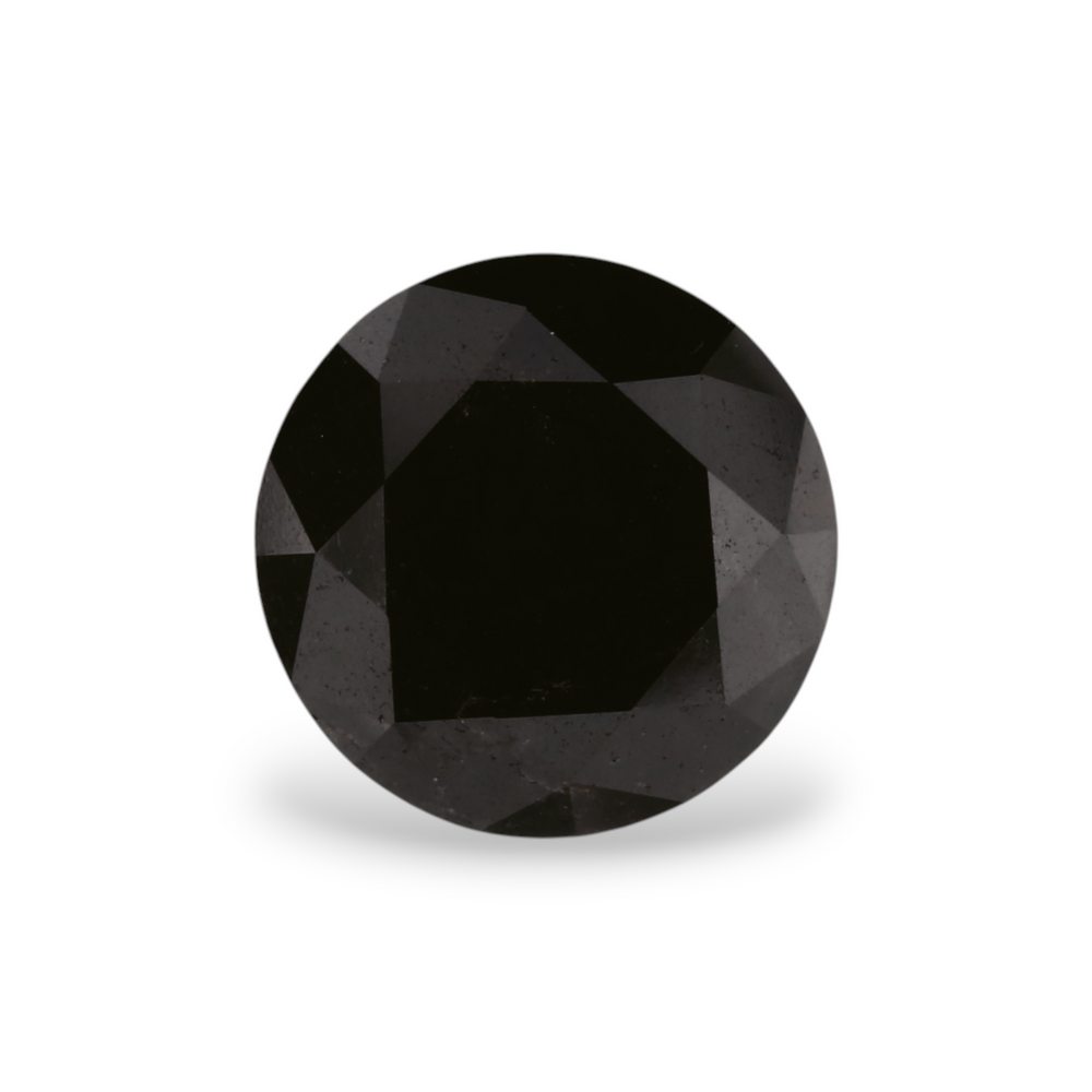 GIA 1.88 Carat Natural Fancy Black Round Diamond SE-5934GN