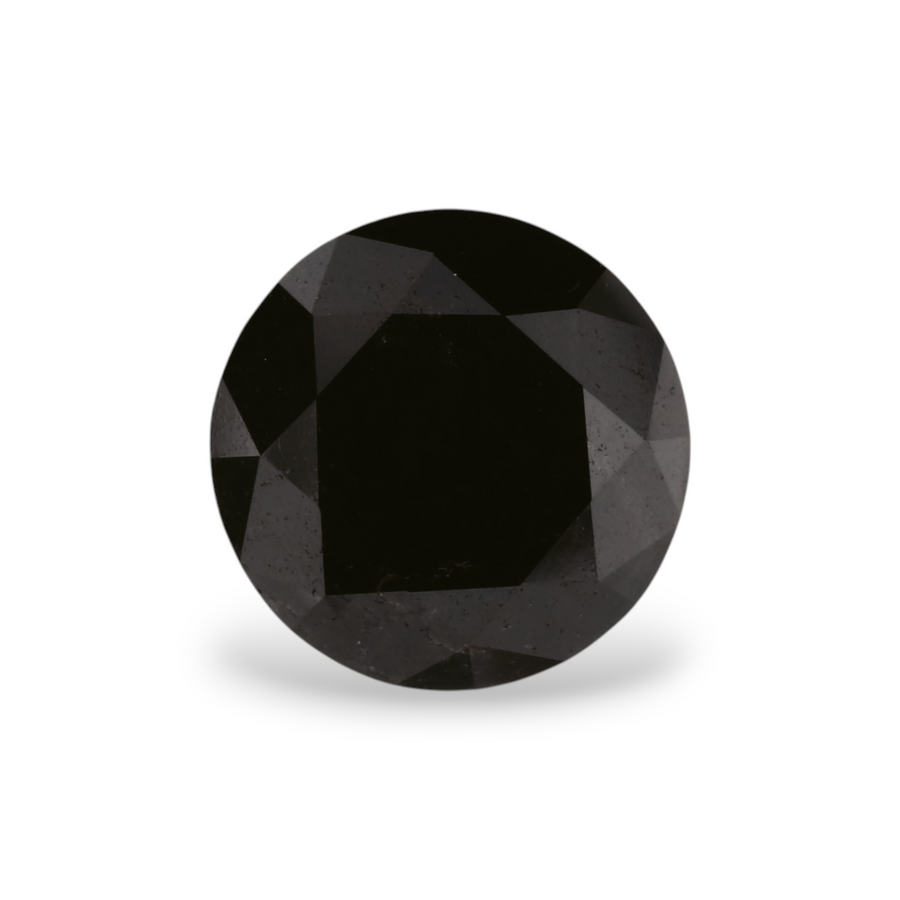 GIA 1.88 Carat Natural Fancy Black Round Diamond SE-5934GN