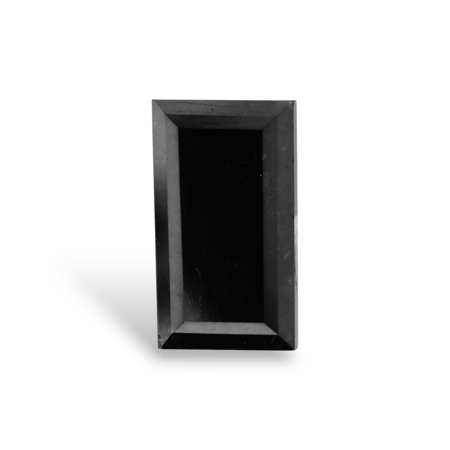 GIA 1.77 Carat Natural Fancy Black Emerald Diamond SE-5946GN