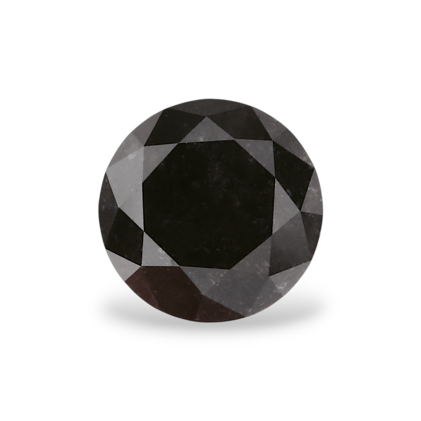 GIA 0.68 Carat Natural Fancy Black Round Diamond SE-5949GN
