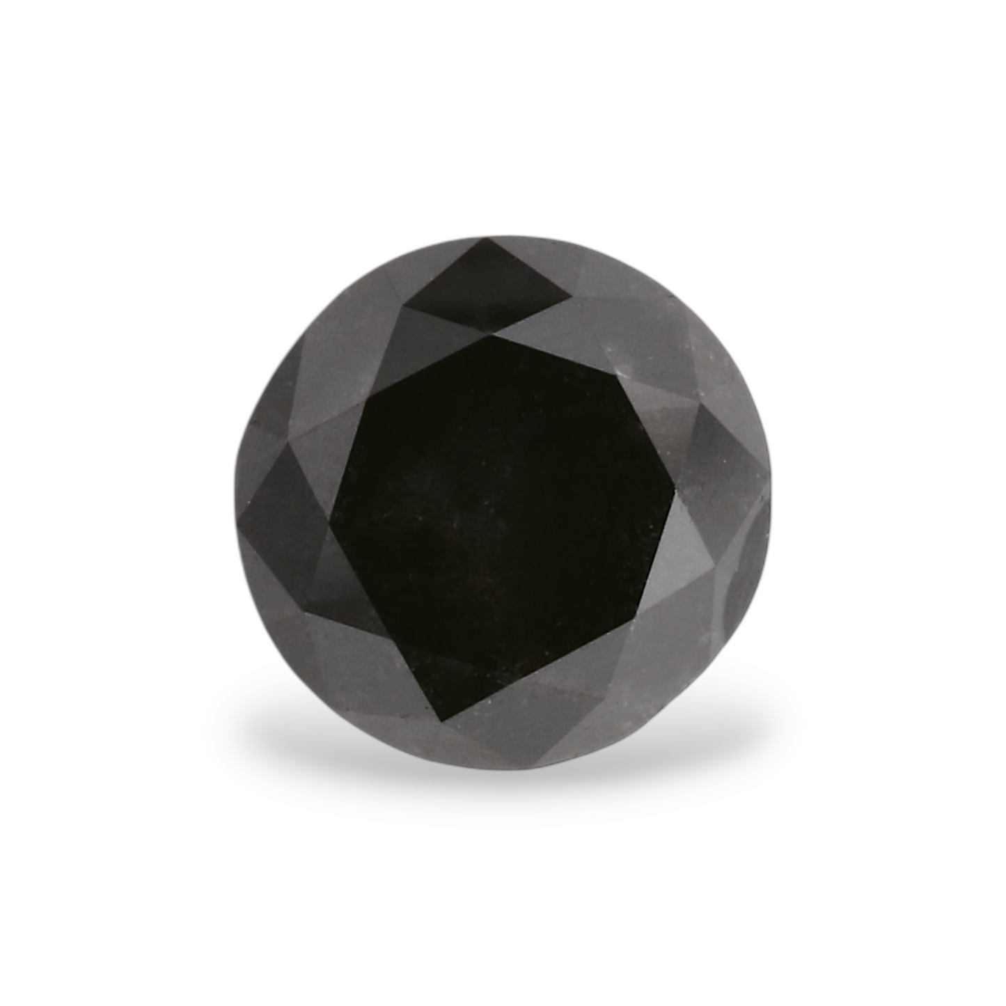 GIA 0.98 Carat Natural Fancy Black Round Diamond SE-5950GN