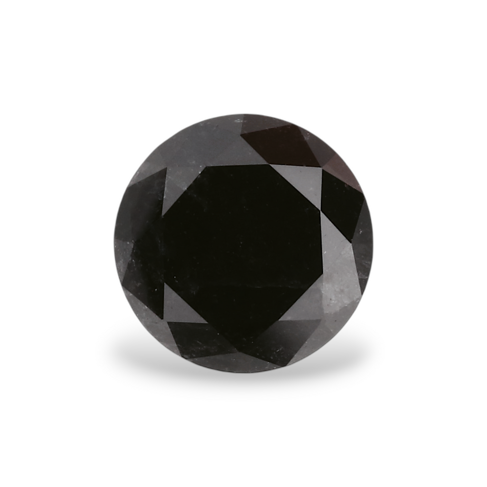 GIA 1.07 Carat Natural Fancy Black Round Diamond SE-5951GN