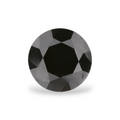 GIA 1.00 Carat Natural Fancy Black Round Diamond SE-5952GN