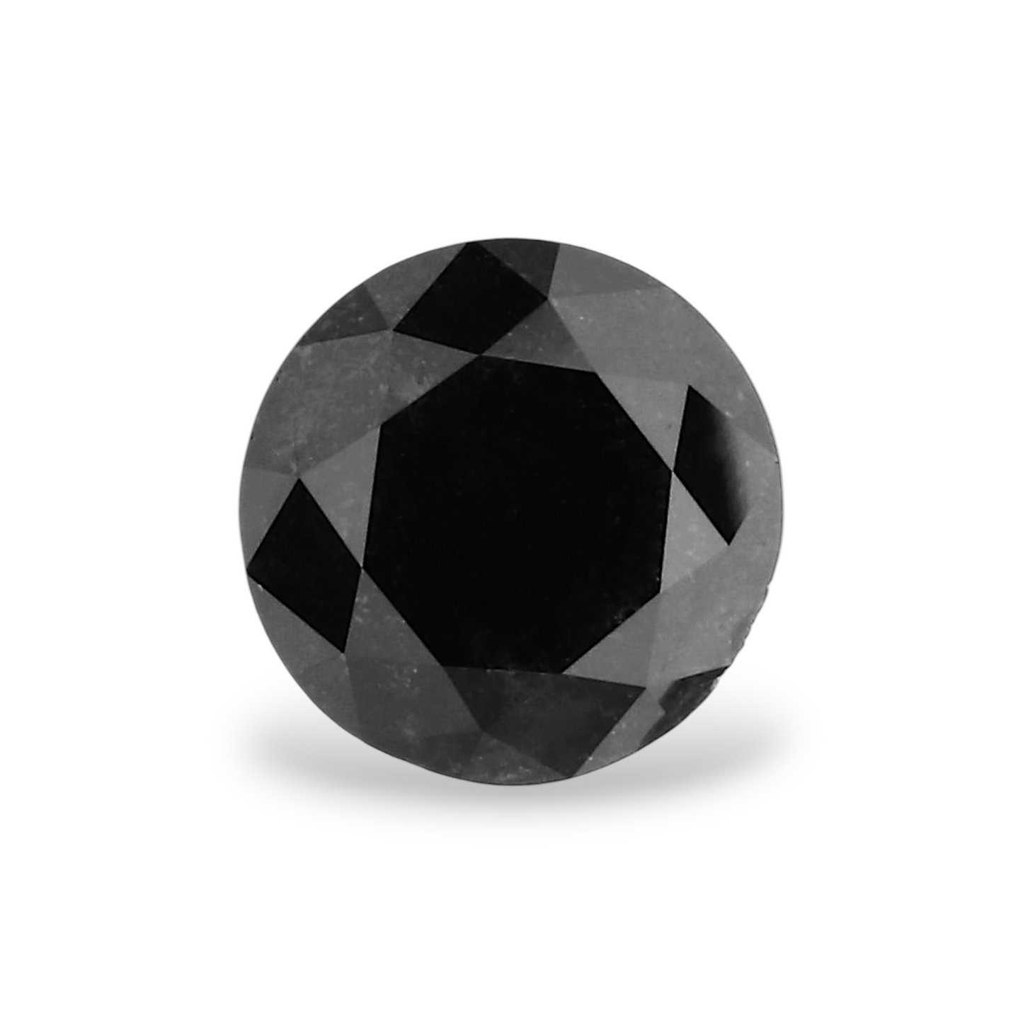 GIA 0.64 Carat Natural Fancy Black Round Diamond SE-6042GN