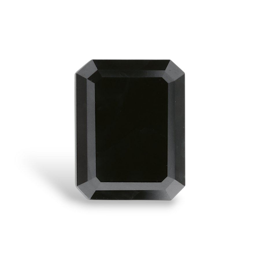 GIA 1.34 Carat Natural Fancy Black Emerald Diamond SE-6055GN
