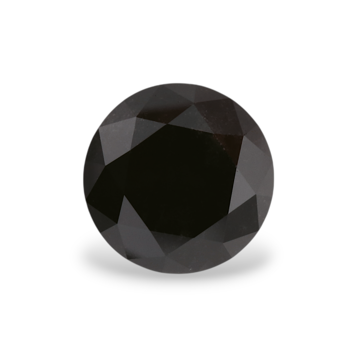 GIA 1.40 Carat Natural Fancy Black Round Diamond SE-6064GN