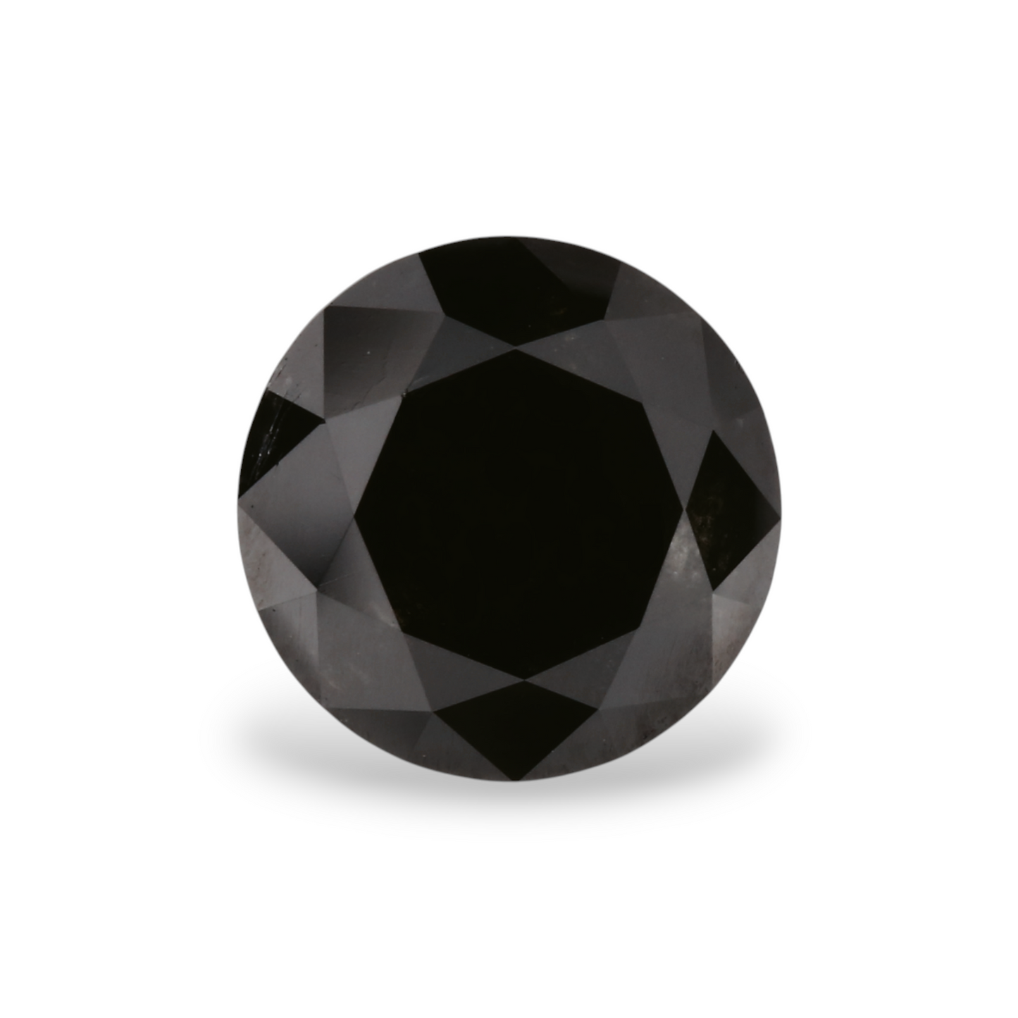 GIA 1.78 Carat Natural Fancy Black Round Diamond SE-6066GN