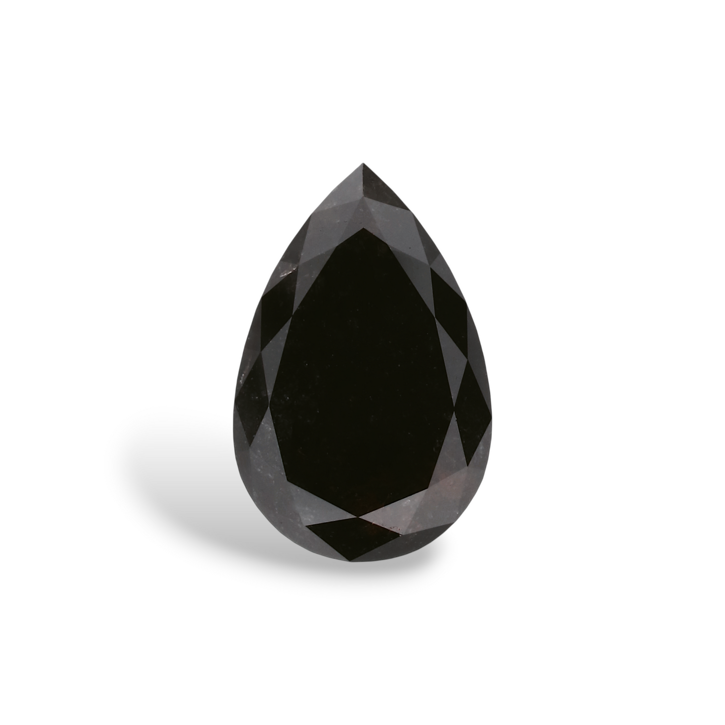 GIA 2.11 Carat Natural Fancy Black Pear Diamond SE-6075GN