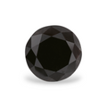 GIA 1.26 Carat Natural Fancy Black Round Diamond SE-6079GN