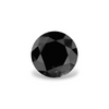 GIA 3.68 Carat Natural Fancy Black Round Diamond SE-6401GN