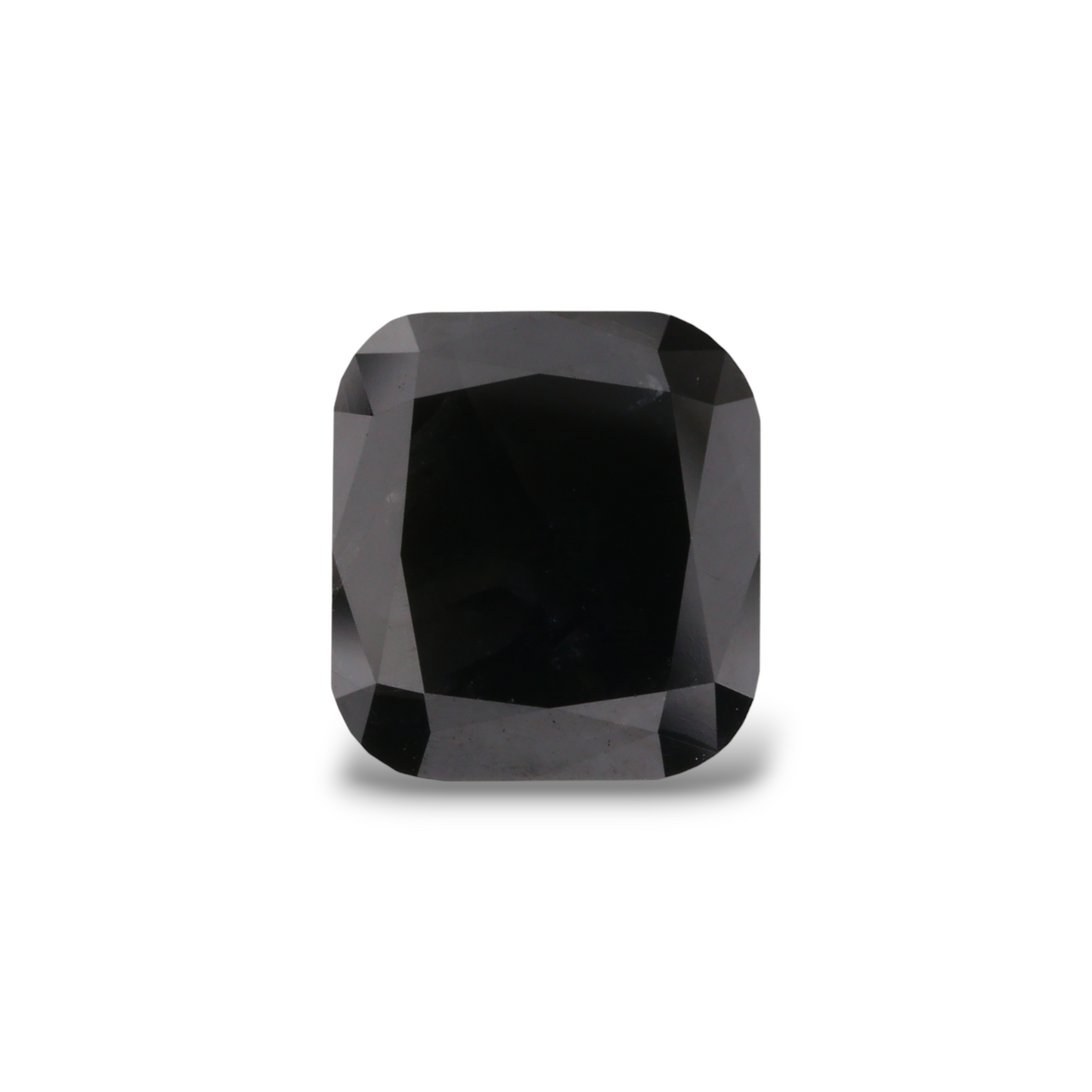 GIA 3.16 Carat Natural Fancy Black Cushion Diamond SE-6402GN