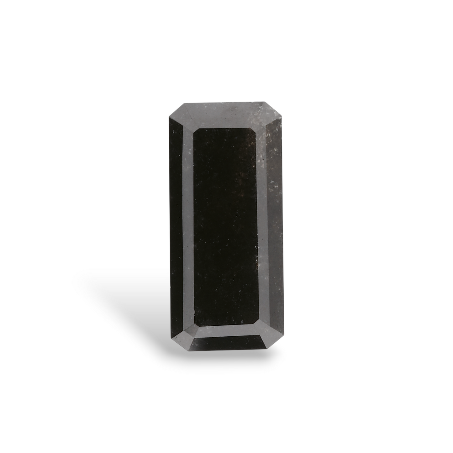 GIA 2.36 Carat Natural Fancy Black Emerald Diamond SE-6409GN