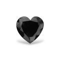 GIA 4.33 Carat Natural Fancy Black Heart Diamond SE-6416GN