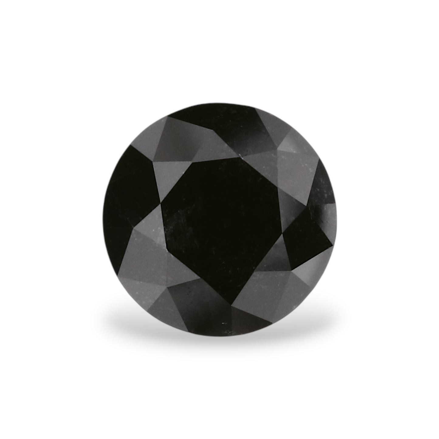 GIA 1.08 Carat Natural Fancy Black Round Diamond SE-6533GN