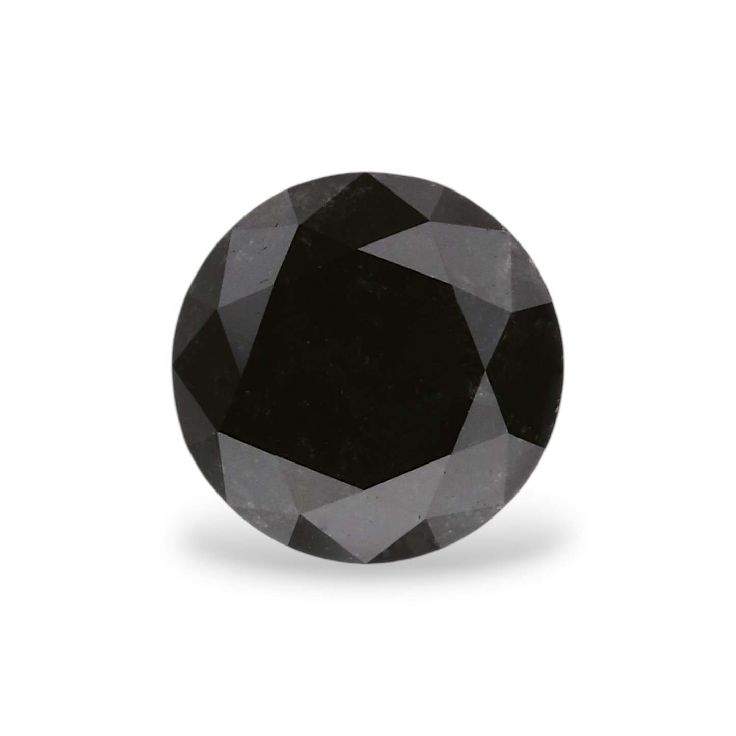 GIA 1.09 Carat Natural Fancy Black Round Diamond SE-6539GN