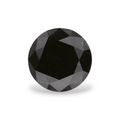 GIA 1.09 Carat Natural Fancy Black Round Diamond SE-6539GN