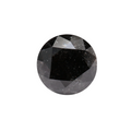 GIA 2.14 Carat Natural Fancy Black Round Diamond SE-6550GN