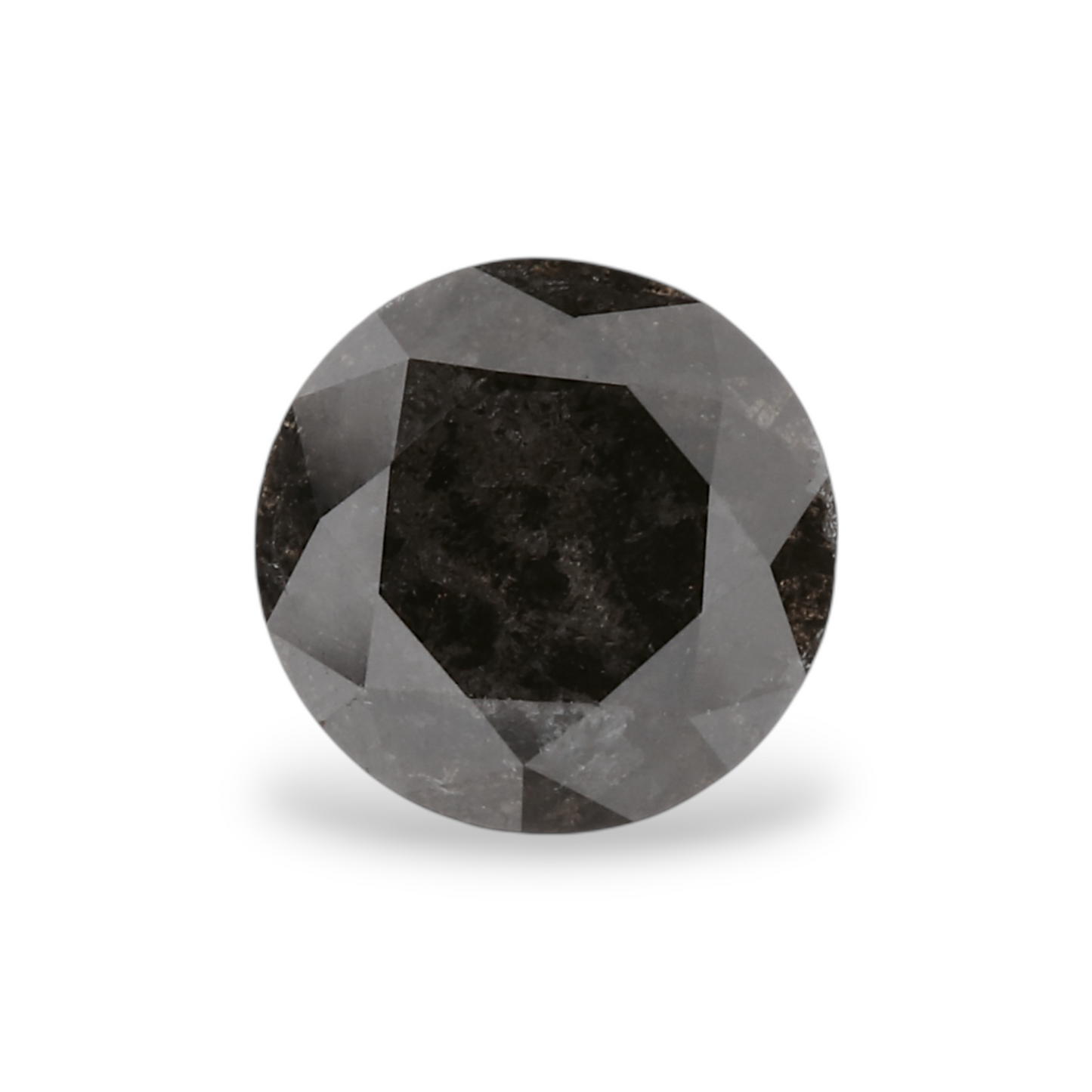 GIA 1.01 Carat Natural Fancy Black Round Diamond SE-6575GN