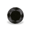 GIA 1.44 Carat Natural Fancy Black Round Diamond SE-6576GN
