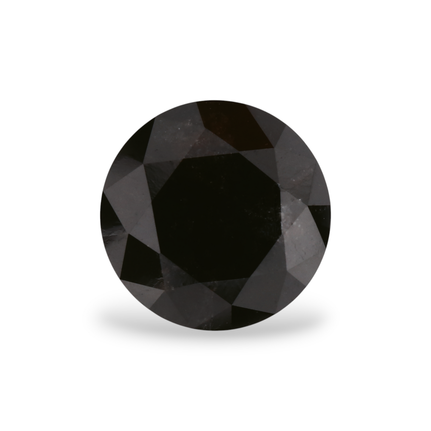 GIA 1.78 Carat Natural Fancy Black Round Diamond SE-6577GN