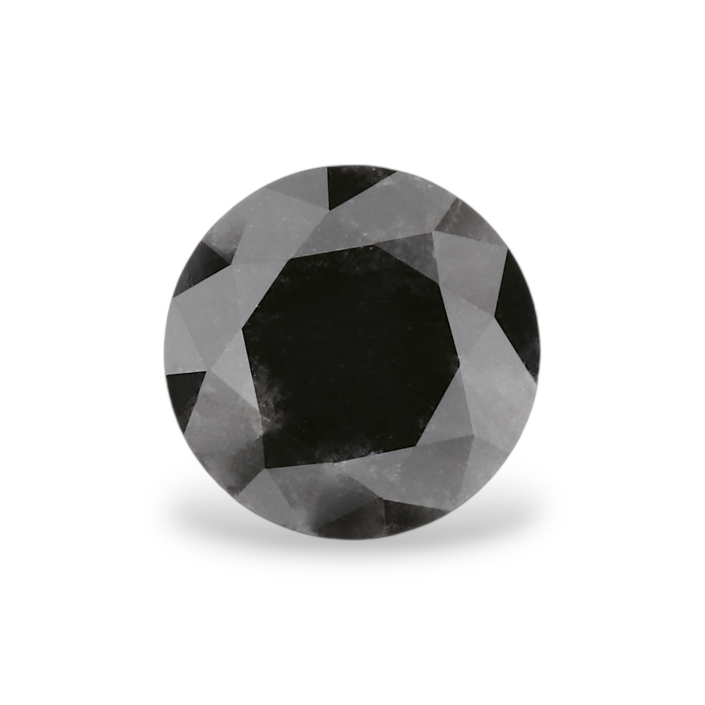 GIA 1.02 Carat Natural Fancy Black Round Diamond SE-6578GN