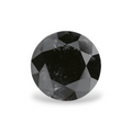GIA 1.69 Carat Natural Fancy Black Round Diamond SE-6589GN