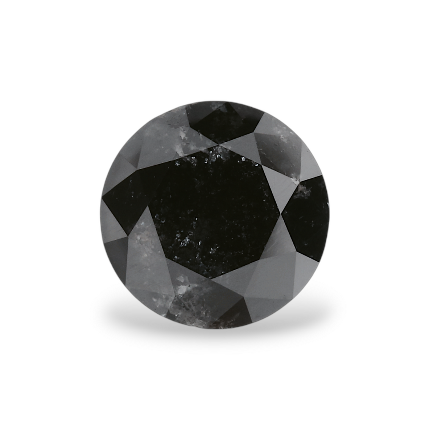 GIA 1.69 Carat Natural Fancy Black Round Diamond SE-6589GN