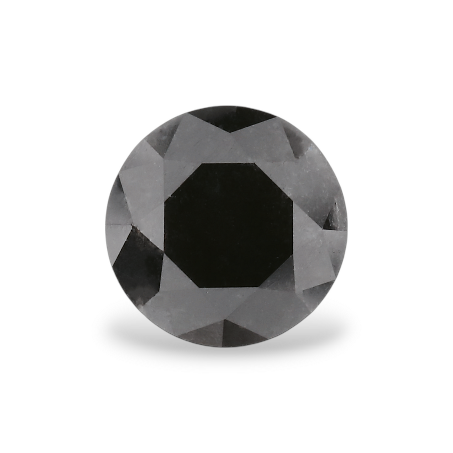 GIA 1.01 Carat Natural Fancy Black Round Diamond SE-6591GN