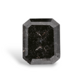 GIA 0.71 Carat Natural Fancy Black Emerald Diamond SE-6609GN