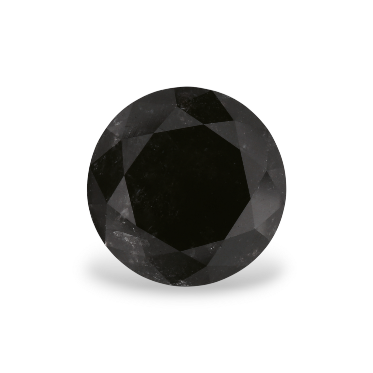 GIA 1.85 Carat Natural Fancy Black Round Diamond SE-6614GN