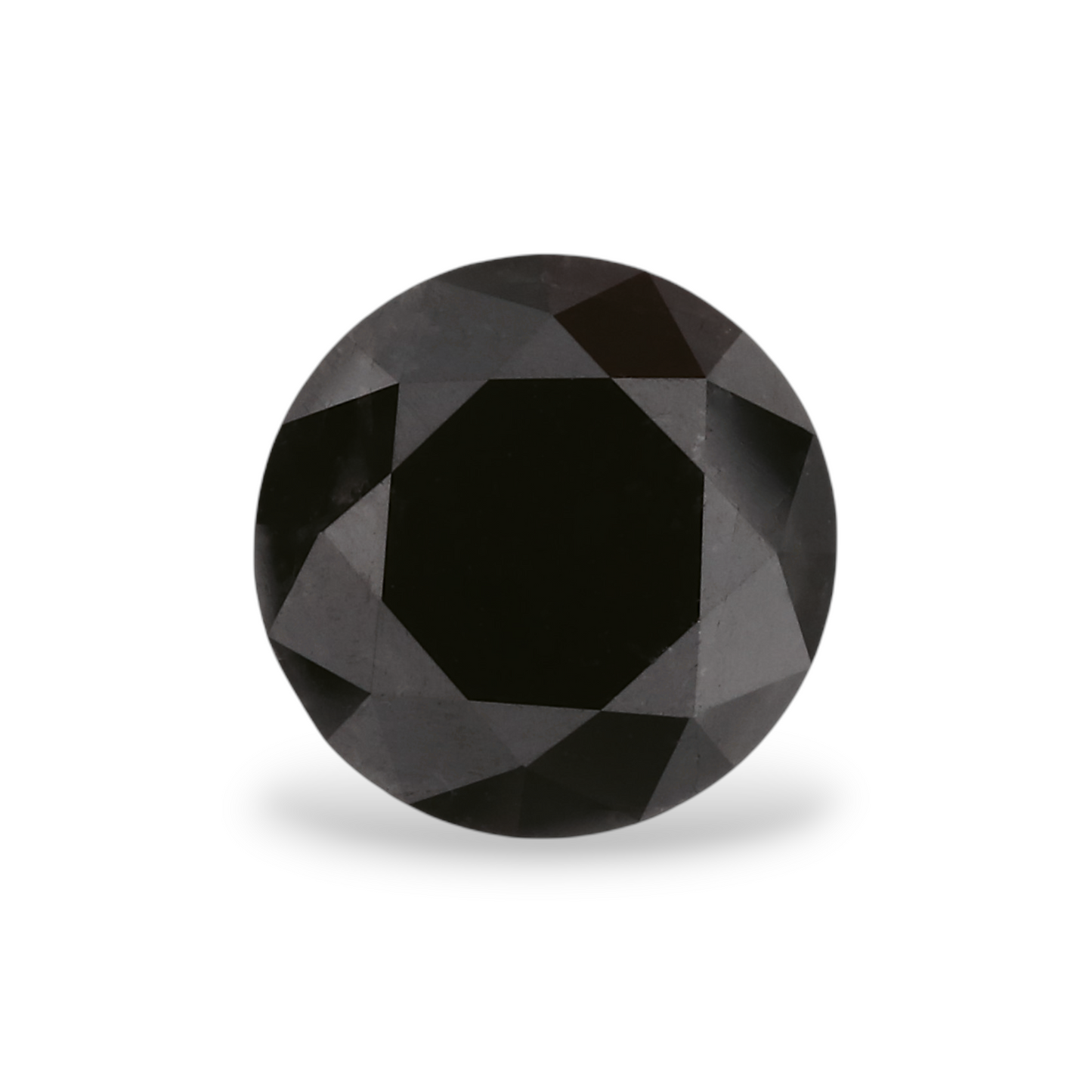 GIA 1.65 Carat Natural Fancy Black Round Diamond SE-6616GN