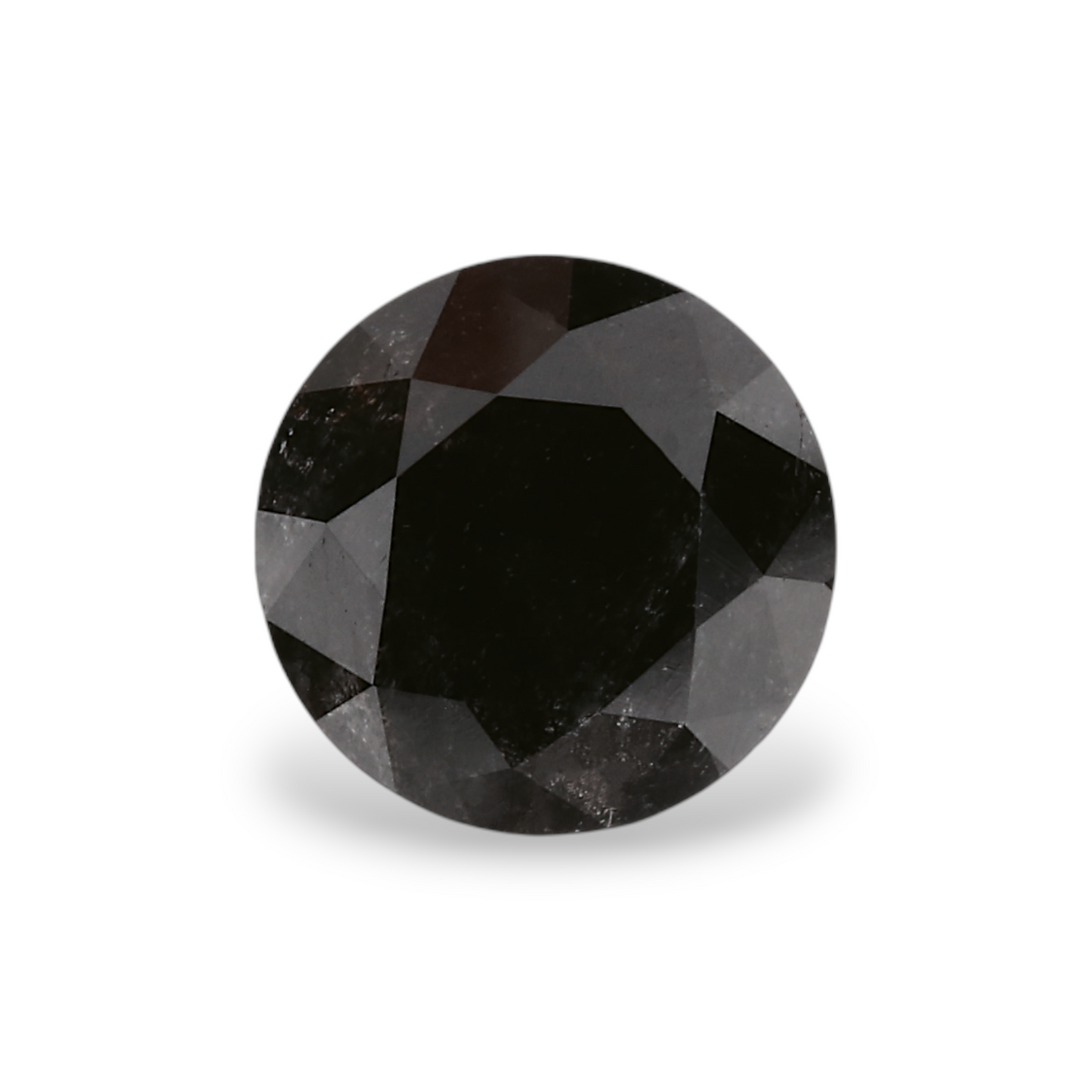 GIA 1.09 Carat Natural Fancy Black Round Diamond SE-6621GN