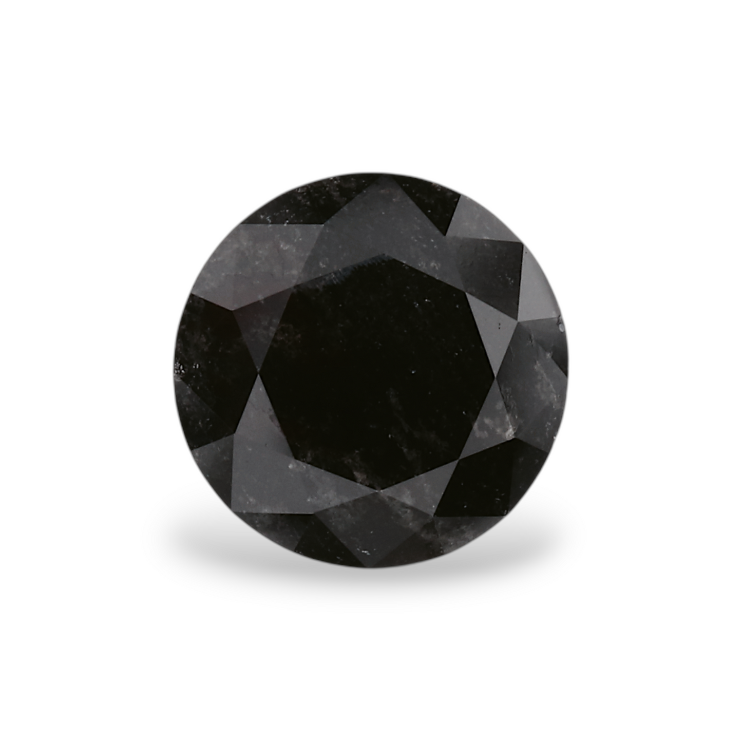 GIA 1.20 Carat Natural Fancy Black Round Diamond SE-6622GN