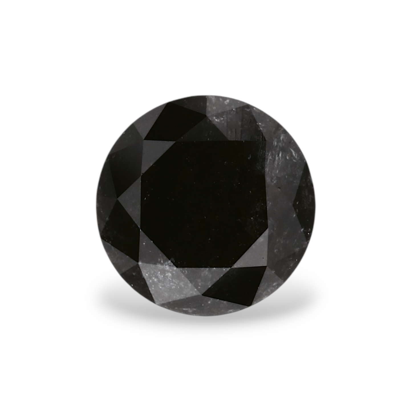 GIA 1.14 Carat Natural Fancy Black Round Diamond SE-6625GN