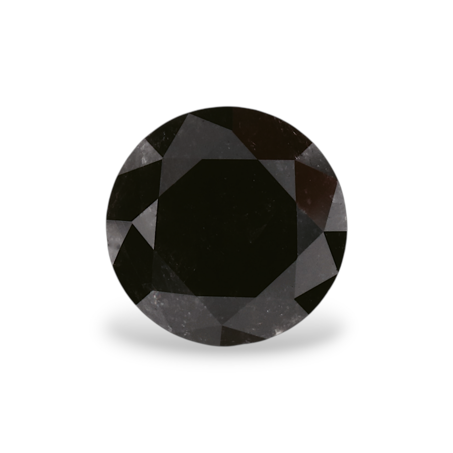 GIA 1.15 Carat Natural Fancy Black Round Diamond SE-6628GN