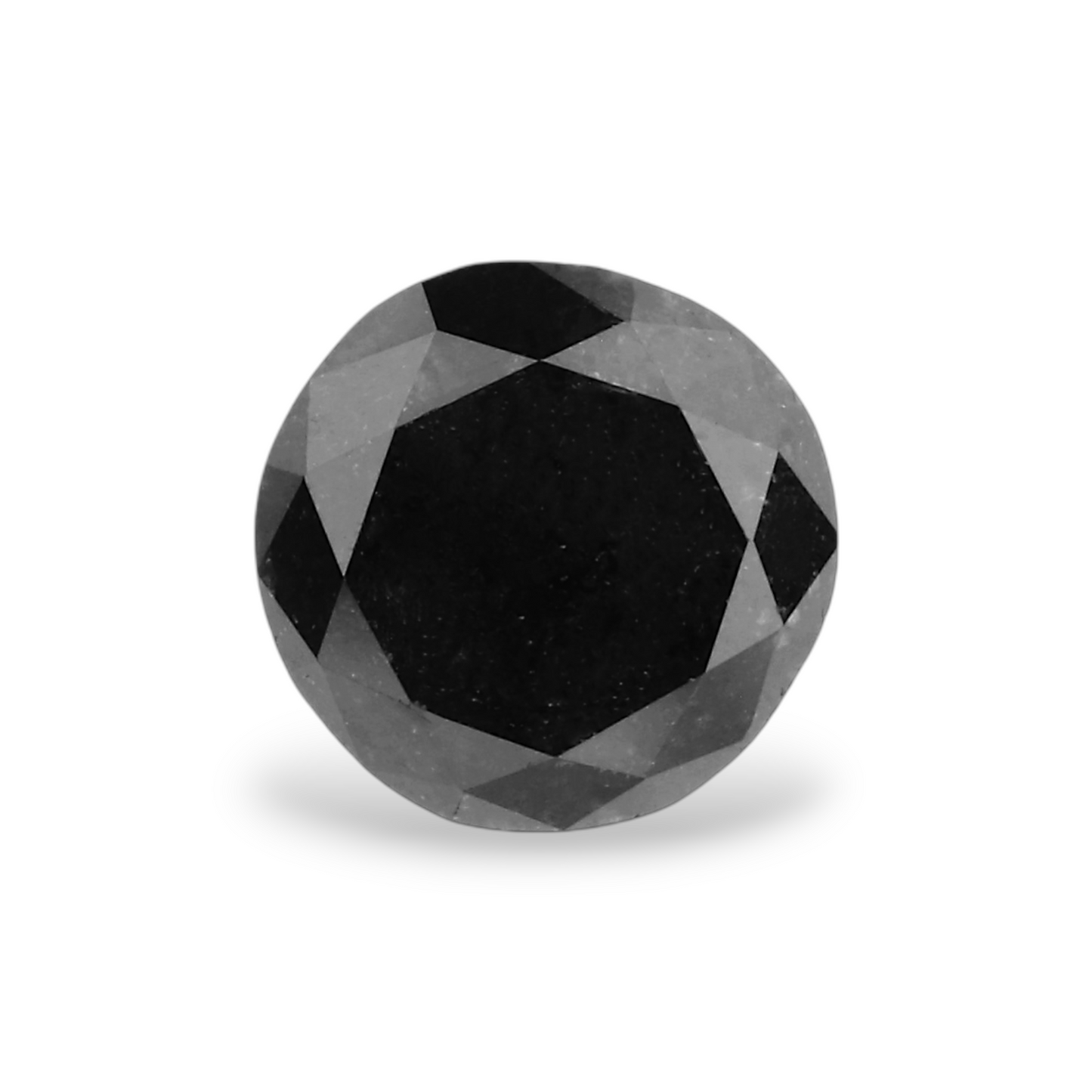 GIA 0.95 Carat Natural Fancy Black Round Diamond SE-6632GN