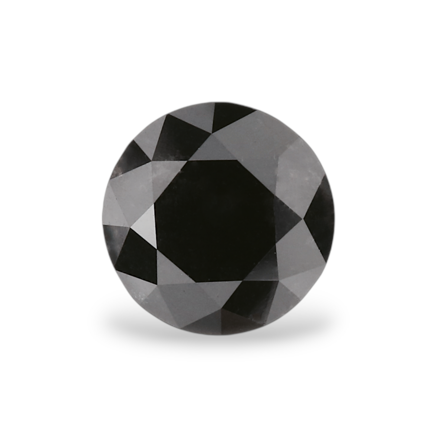GIA 0.95 Carat Natural Fancy Black Round Diamond SE-6633GN